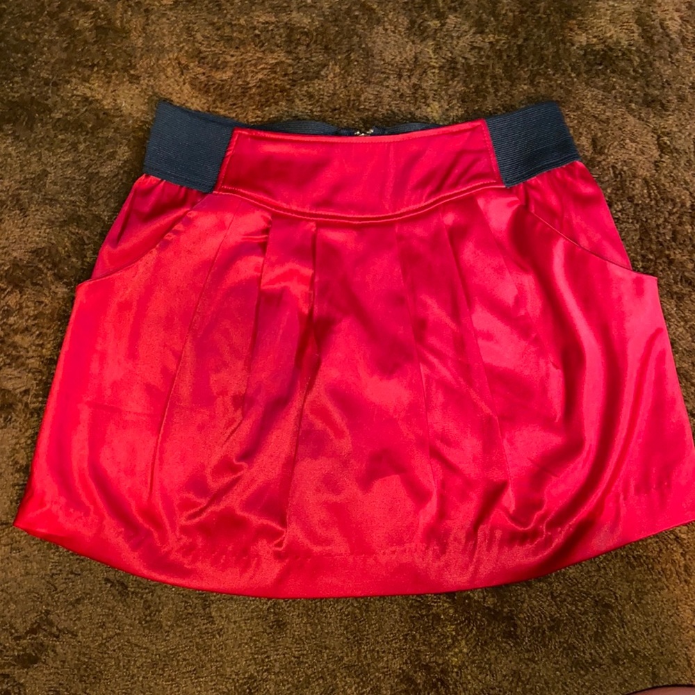 Forever 21 red mini skirt
